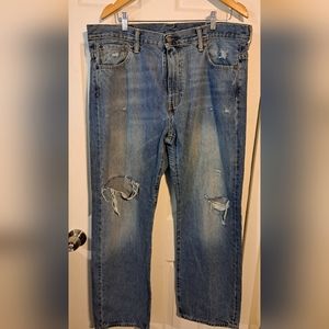Levi's men's blue worn pants in size 38/32